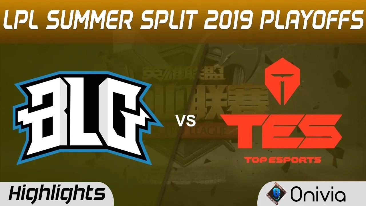 BLG vs TES Highlights Game 1 LPL Summer 2019 Playoffs Bilibili Gaming vs Top Esports LPL Highlights thumbnail