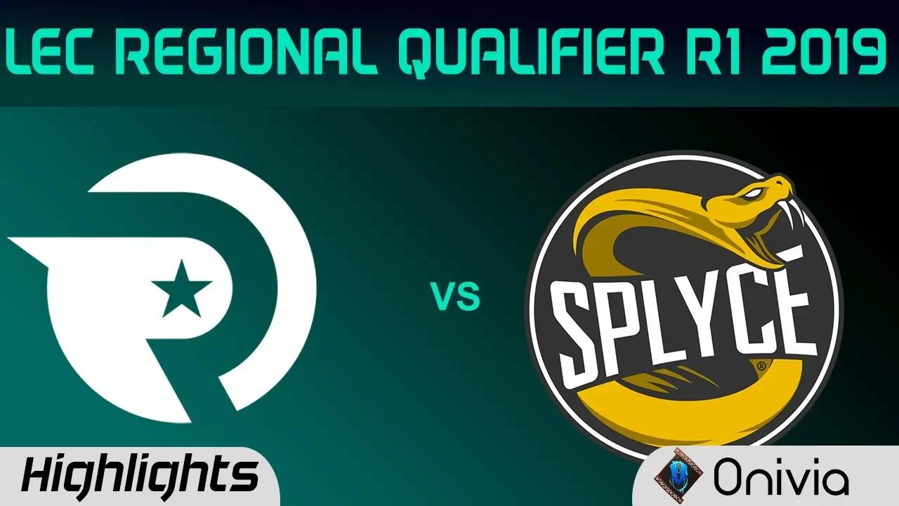 OG vs SPY Highlights Game 2 LEC 2019 Regional Qualifier R1 Origen vs Splyce LEC Highlights thumbnail