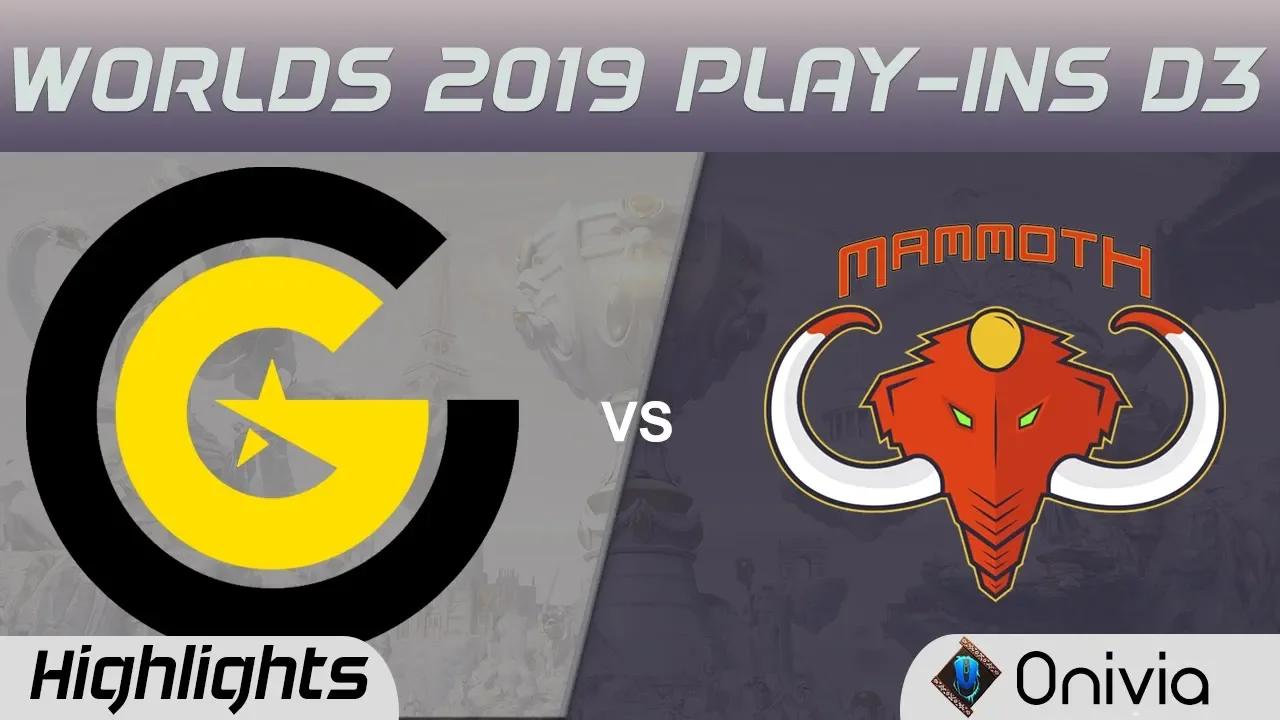 CG vs MMM Highlights Worlds 2019 Play in Clutch Gaming vs MAMMOTH by Onivia thumbnail