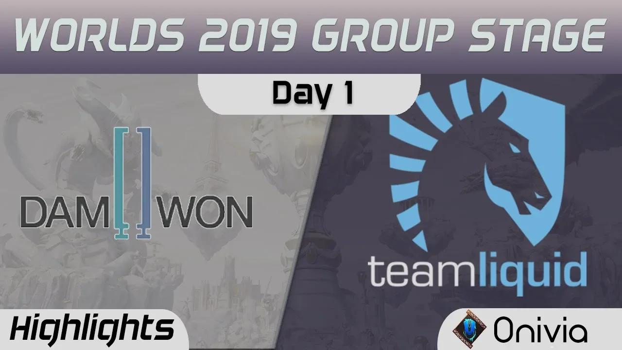 DWG vs TL Highlights Worlds 2019 Main Event Group Stage Damwon Gaming vs Team Liquid by Onivia thumbnail