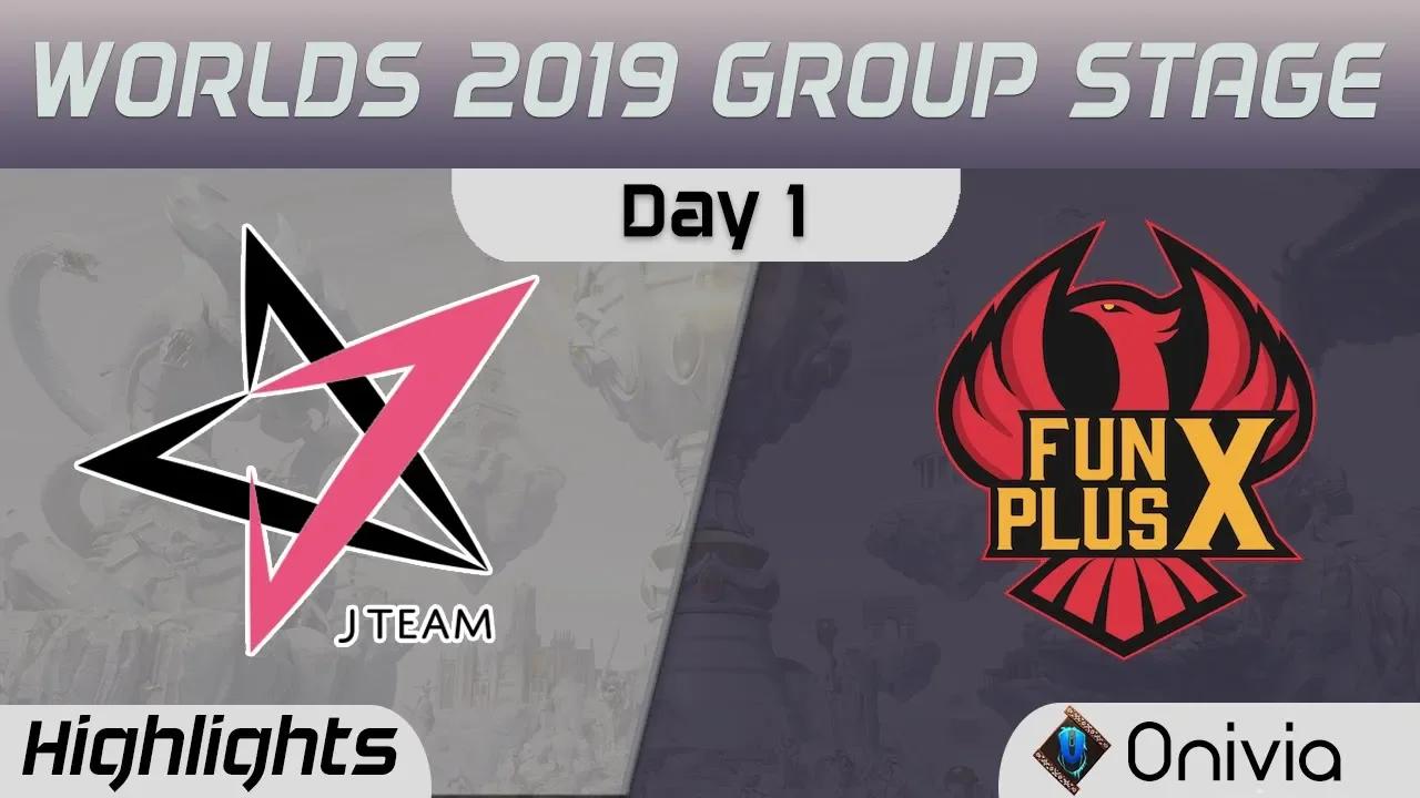 JT vs FPX Highlights Worlds 2019 Main Event Group Stage J Team vs FunPlus Phoenix by Onivia thumbnail