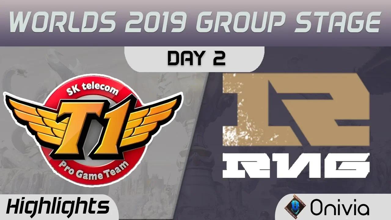 SKT vs RNG Highlights Worlds 2019 Main Event Group Stage SK Telecom T1 vs Royal Never Give Up by Oni thumbnail