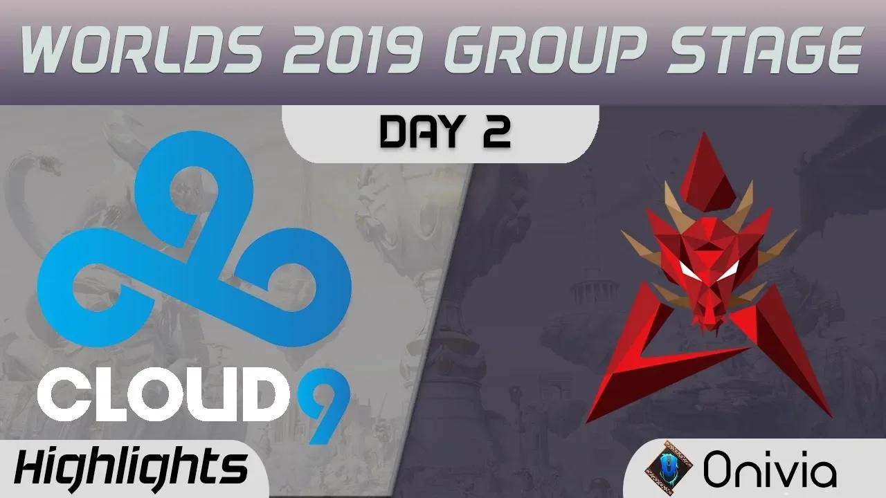 C9 vs HKA Highlights Worlds 2019 Main Event Group Stage Cloud9 vs Hong Kong Attitude by Onivia thumbnail