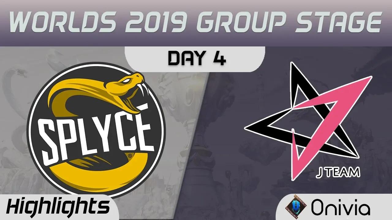 SPY vs JT Highlights Worlds 2019 Main Event Group Stage Splyce vs J Team by Onivia thumbnail