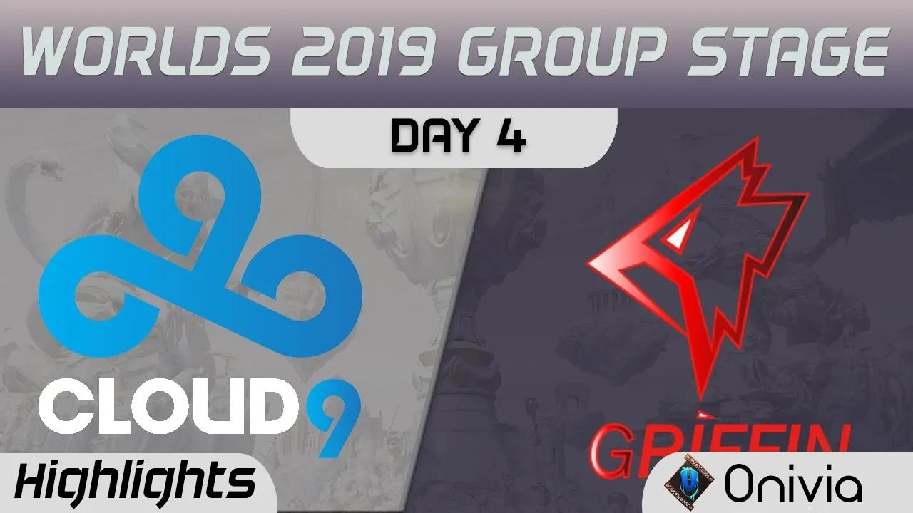 C9 vs GRF Highlights Worlds 2019 Main Event Group Stage Cloud9 vs Griffin by Onivia thumbnail