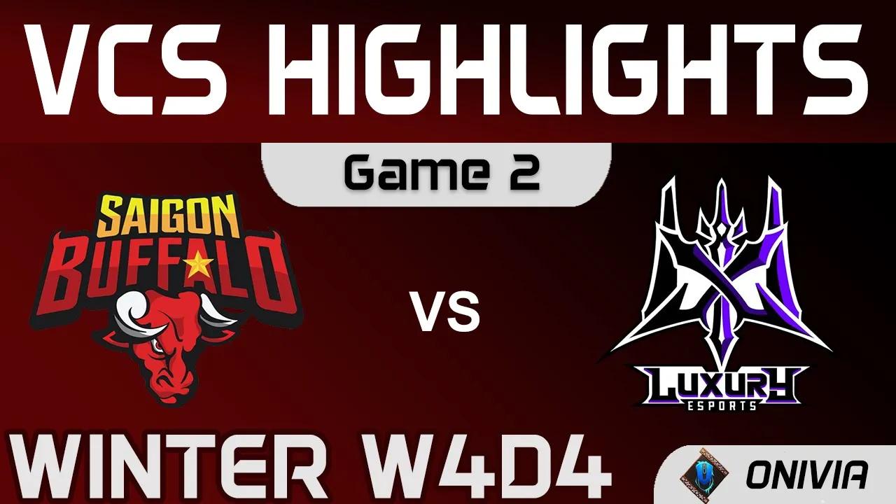 SGB vs LX Highlights Game 2 VCS Winter Split 2021 Saigon Buffalo vs Luxury Esports by Onivia thumbnail