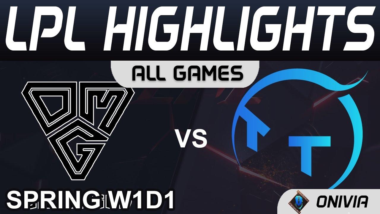 OMG vs TT Highlights ALL GAMES LPL Spring Season 2022 W1D1 Oh My God vs ThunderTalk Gaming by Onivia thumbnail