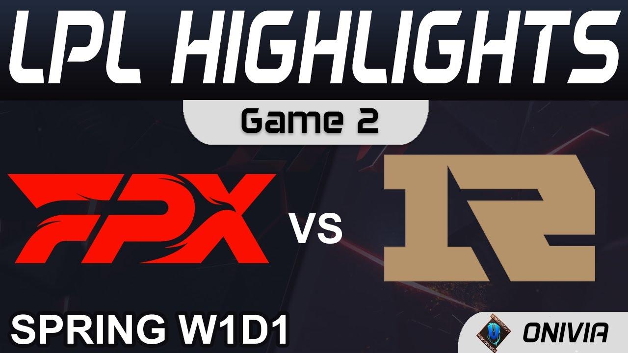 FPX vs RNG Highlights Game 2 LPL Spring Season 2022 W1D1 FunPlus Phoenix vs Royal Never Give Up thumbnail