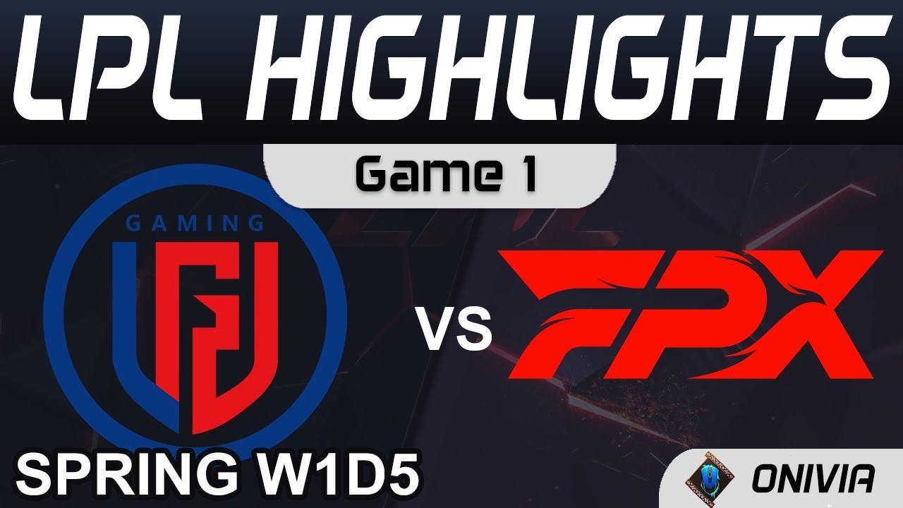 LGD vs FPX Highlights Game 1 LPL Spring Season 2022 W1D5 LGD Gaming vs FunPlus Phoenix by Onivia thumbnail