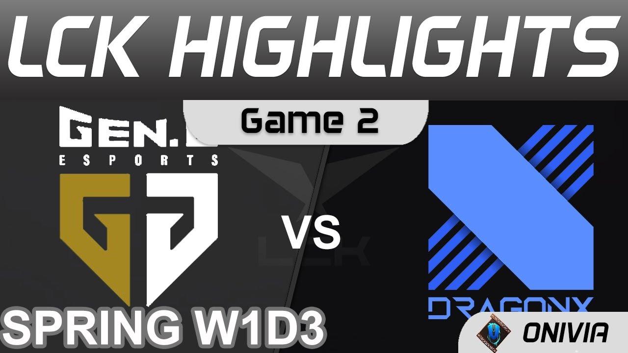 GEN vs DRX Highlights Game 2 LCK Spring Season 2022 W1D3 Gen G vs DragonX by Onivia thumbnail