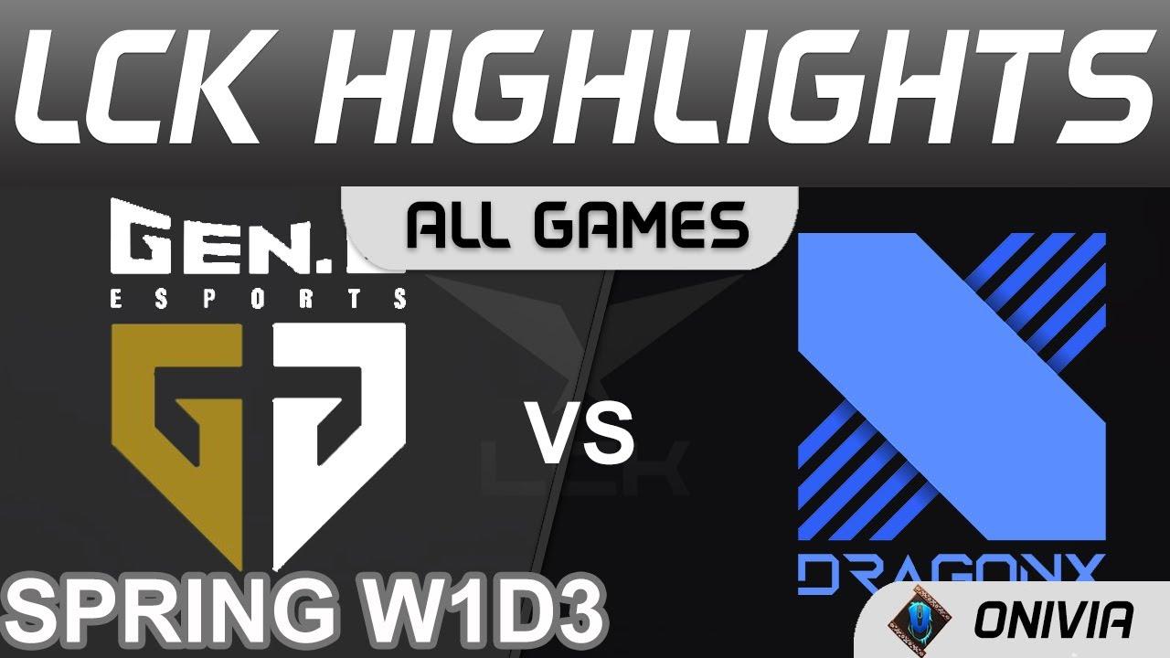 GEN vs DRX Highlights ALL GAMES LCK Spring Season 2022 W1D3 Gen G vs DragonX by Onivia thumbnail