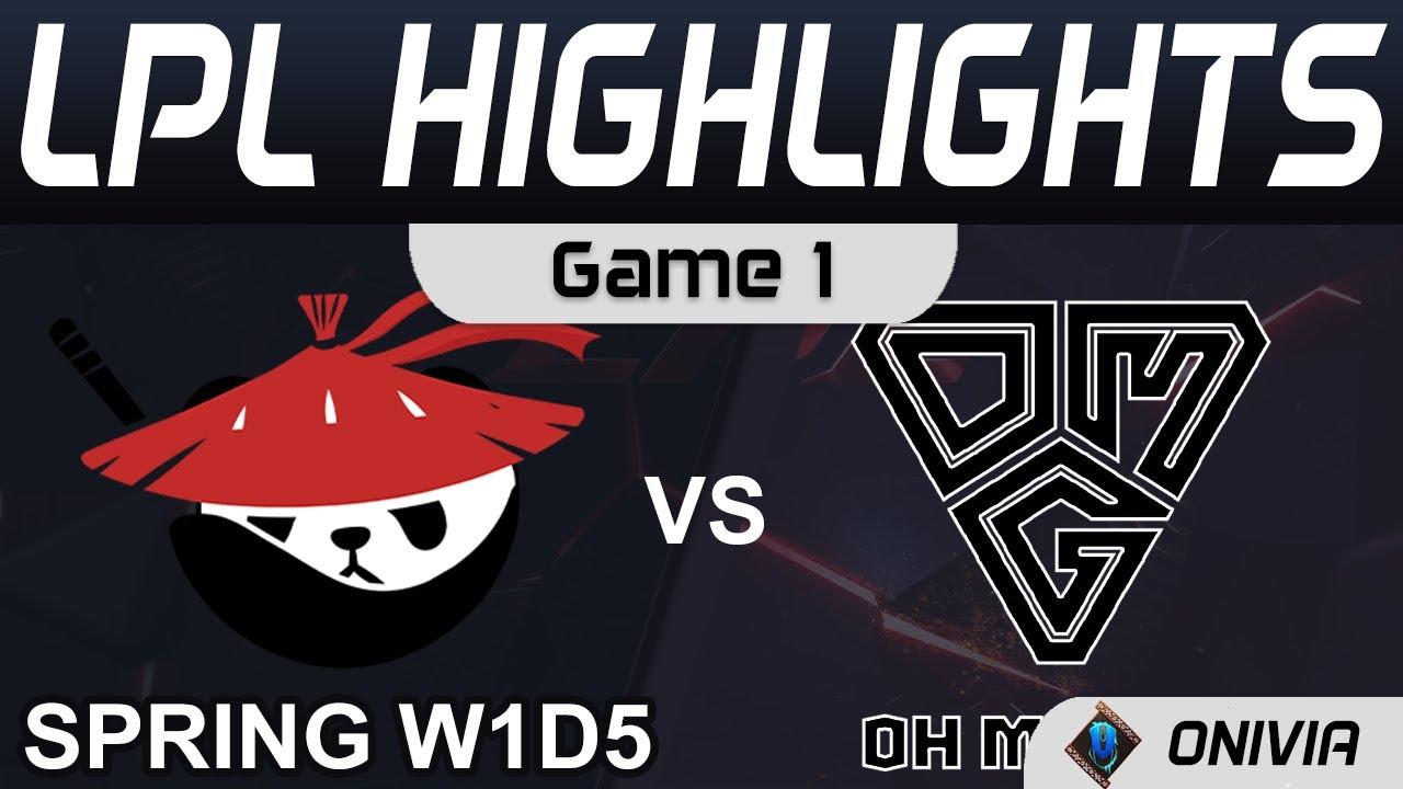 AL vs OMG Highlights Game 1 LPL Spring Season 2022 W1D5 Anyone's Legend vs Oh My God by Onivia thumbnail