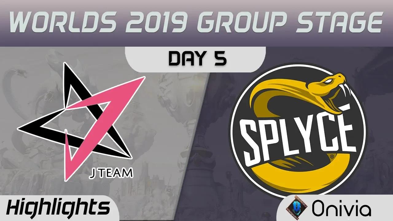 JT vs SPY Highlights Worlds 2019 Main Event Group Stage J Team vs Splyce by Onivia thumbnail