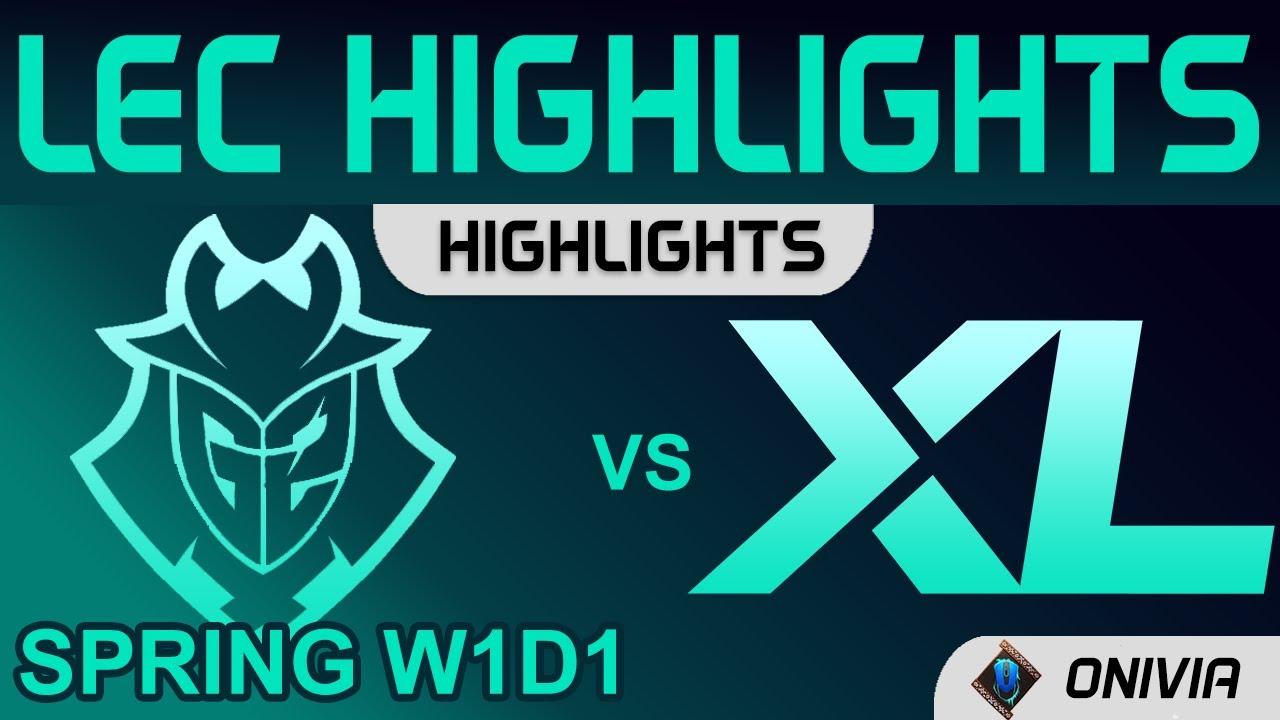 G2 vs XL Highlights LEC Spring Season 2022 W1D1 G2 Esports vs Excel by Onivia thumbnail