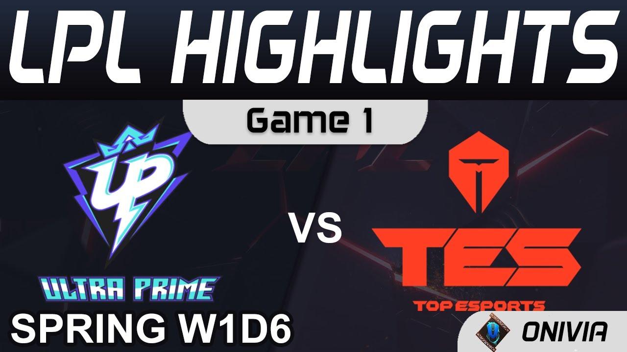 UP vs TES Highlights Game 1 LPL Spring Season 2022 W1D6 Ultra Prime vs Top Esports by Onivia thumbnail