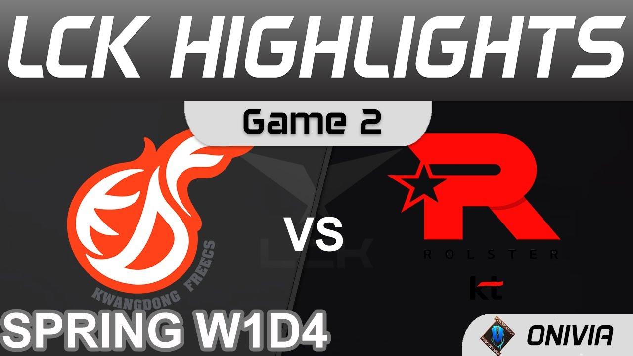 KDF vs KT Highlights Game 2 LCK Spring Season 2022 W1D4 Kwangdong Freecs vs KT Rolster by Onivia thumbnail