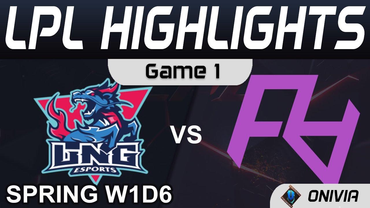 LNG vs RA Highlights Game 1 LPL Spring Season 2022 W1D6 LNG Esports vs Rare Atom by Onivia thumbnail