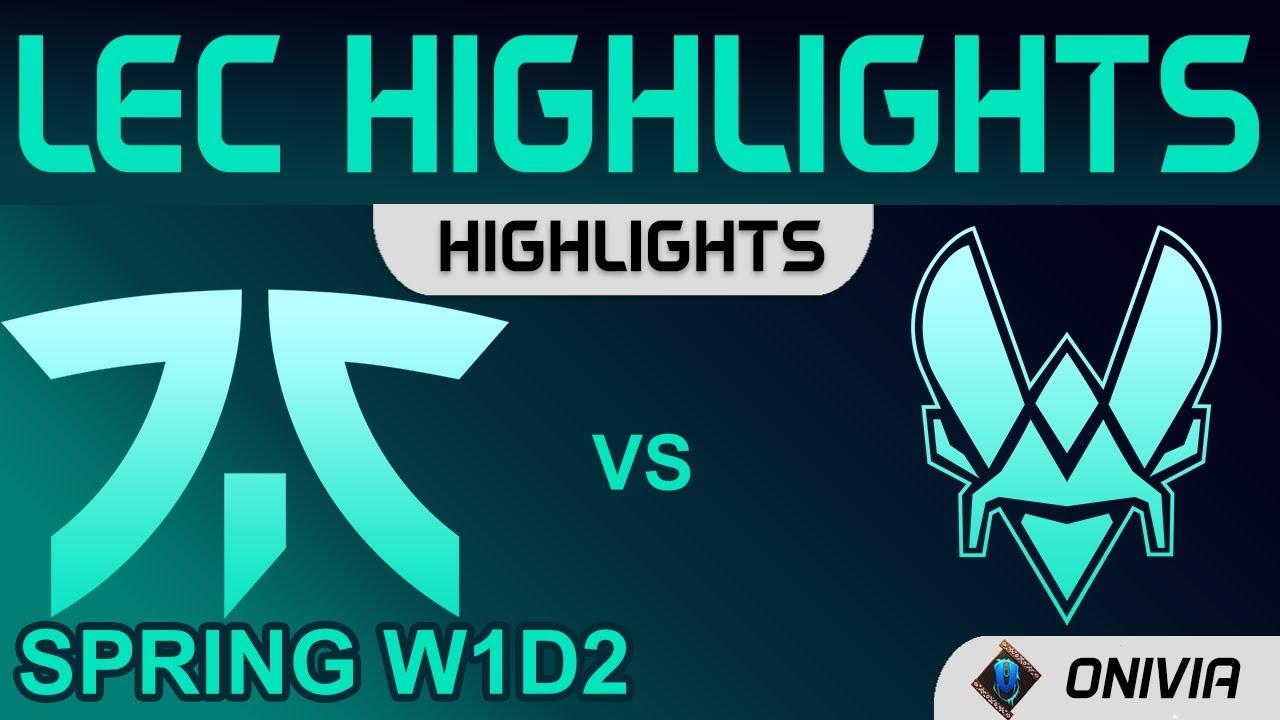 FNC vs VIT Highlights LEC Spring Season 2022 W1D2 Fnatic vs Team Vitality by Onivia thumbnail