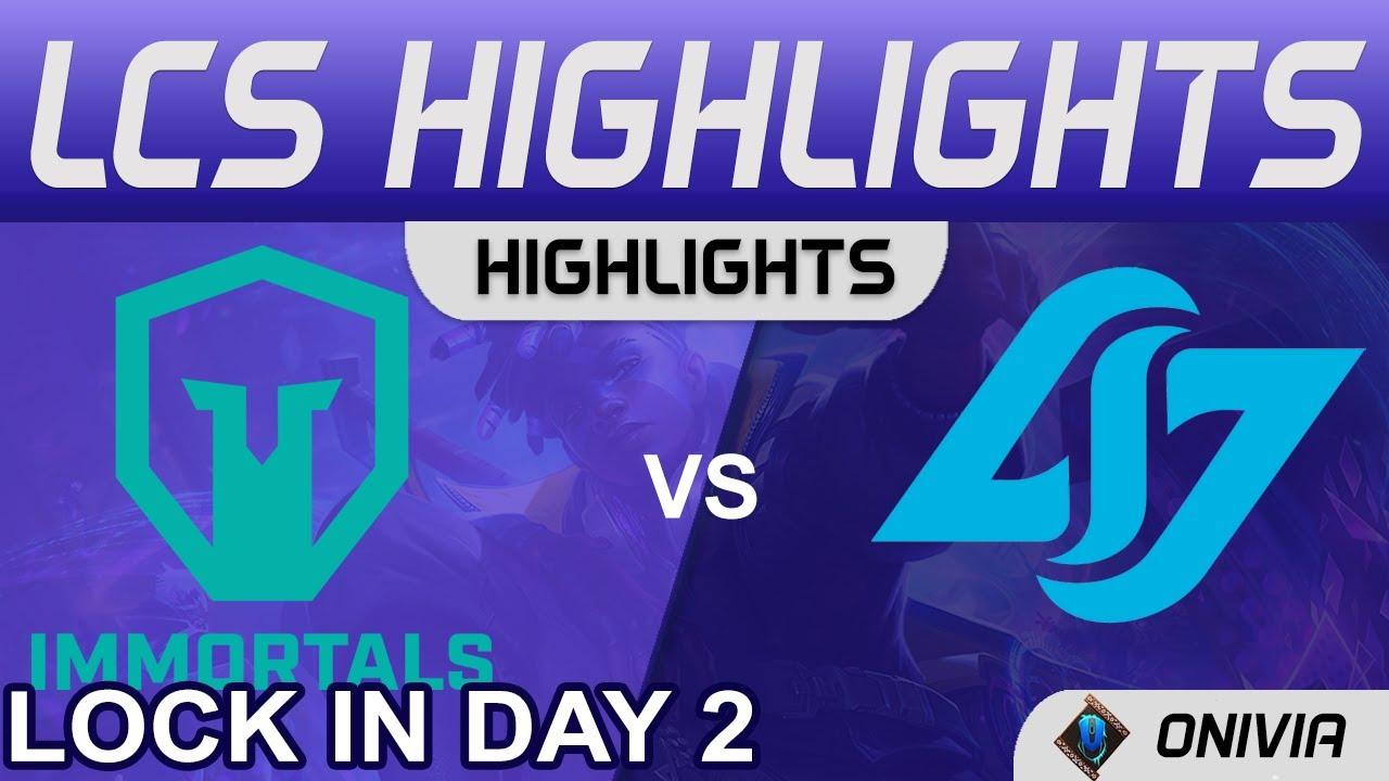 IMT vs CLG Highlights LCS Lock In 2022 Day 2 Immortals vs Counter Logic Gaming by Onivia thumbnail