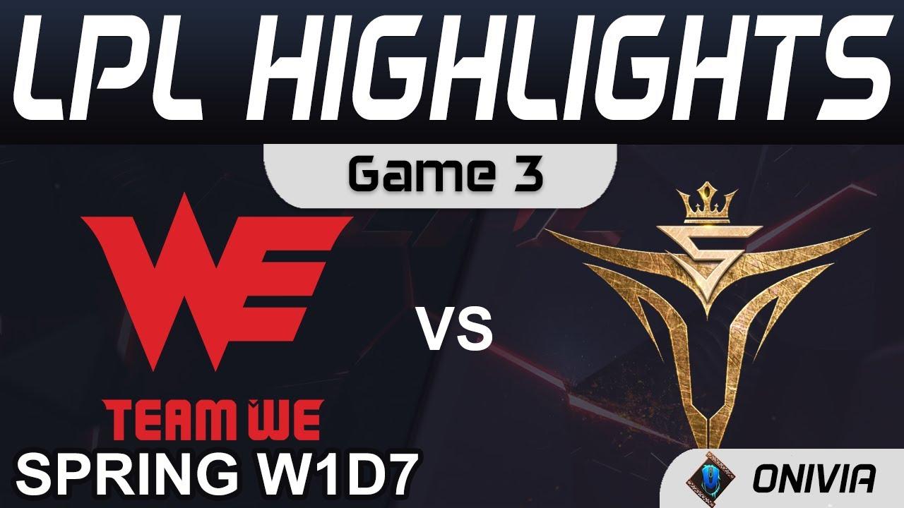 WE vs V5 Highlights Game 3 LPL Spring Season 2022 W1D7 Team WE vs Victory Five by Onivia thumbnail