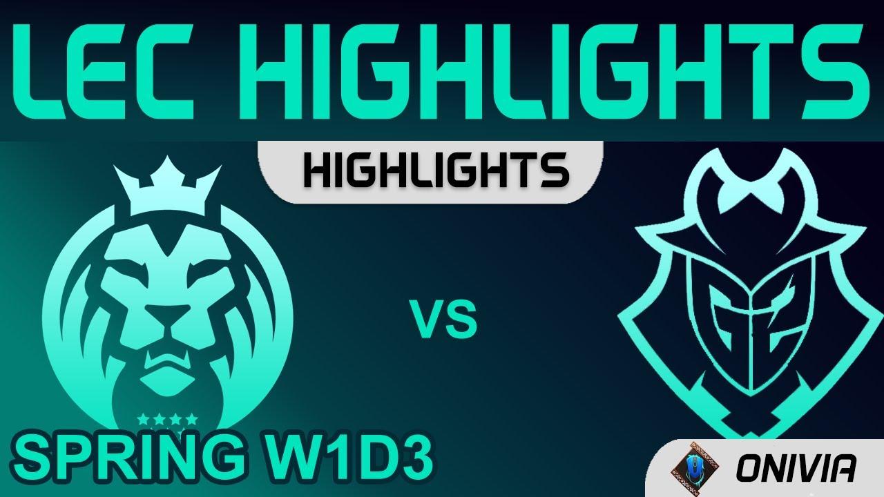 MAD vs G2 Highlights LEC Spring Season 2022 W1D3 MAD Lions vs G2 Esports by Onivia thumbnail