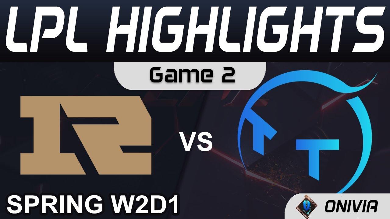 RNG vs TT Highlights Game 2 LPL Spring Season 2022 W2D1 Royal Never Give Up vs ThunderTalk Gaming thumbnail