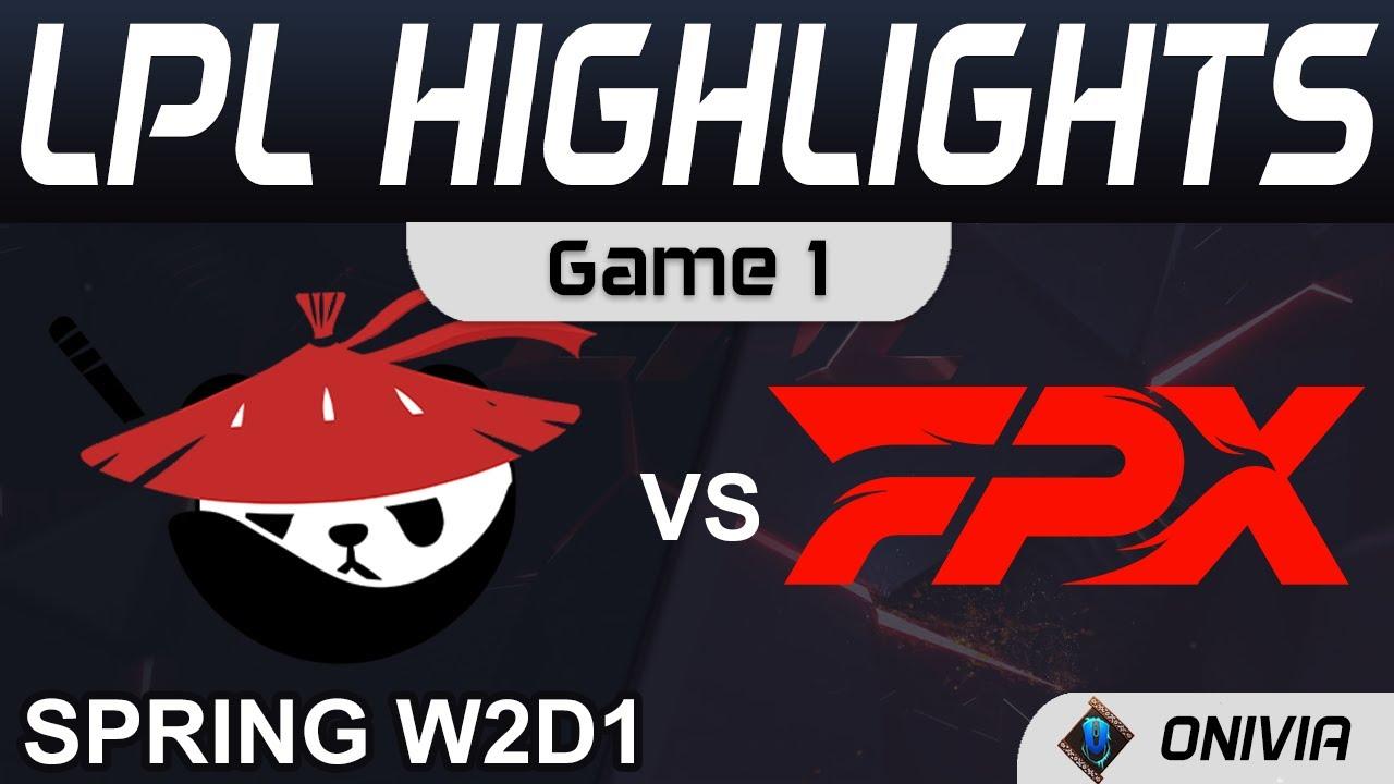 AL vs FPX Highlights Game 1 LPL Spring Season 2022 W2D1 Anyone's Legend vs FunPlus Phoenix by Onivia thumbnail