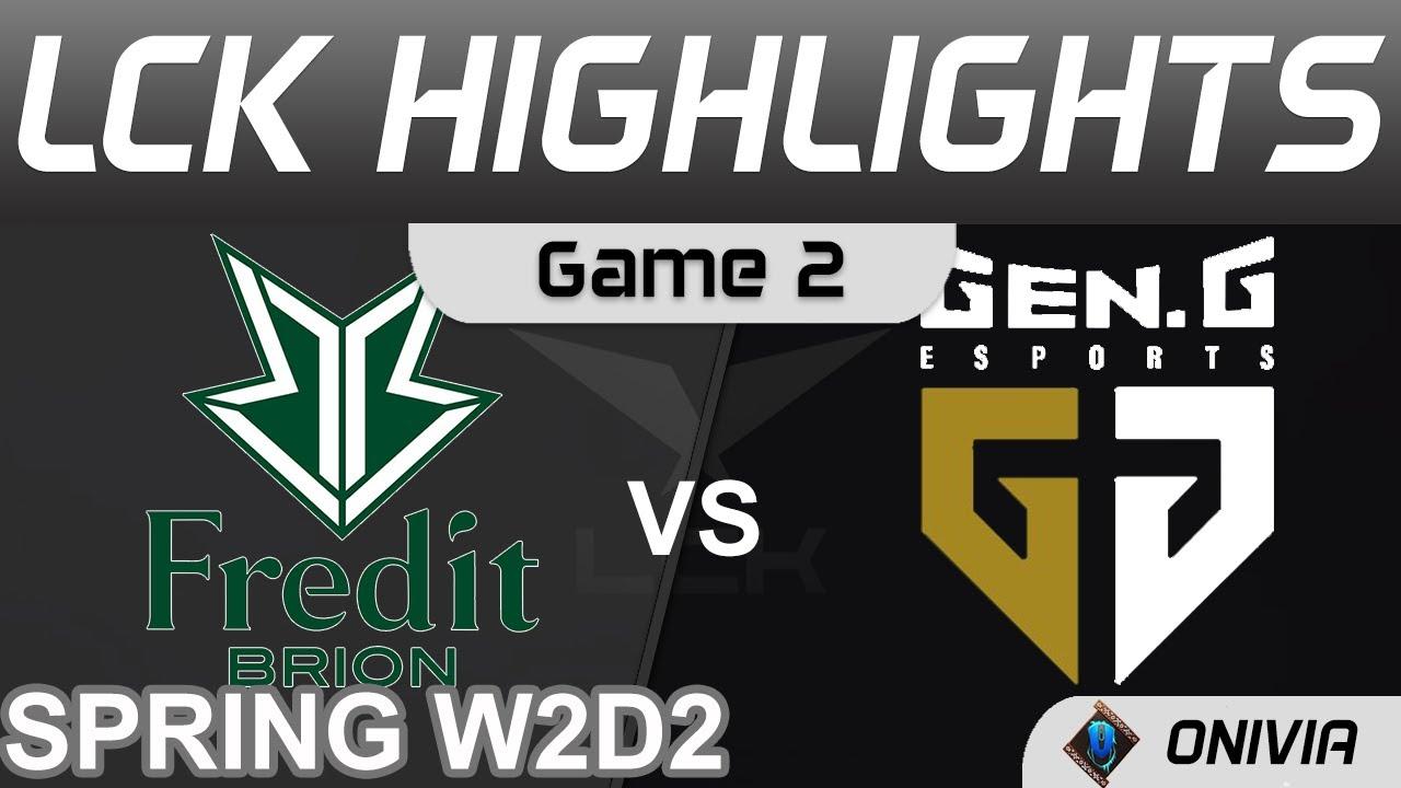 BRO vs GEN Highlights Game 2 LCK Spring Season 2022 W2D2 Fredit BRION vs Gen G by Onivia thumbnail