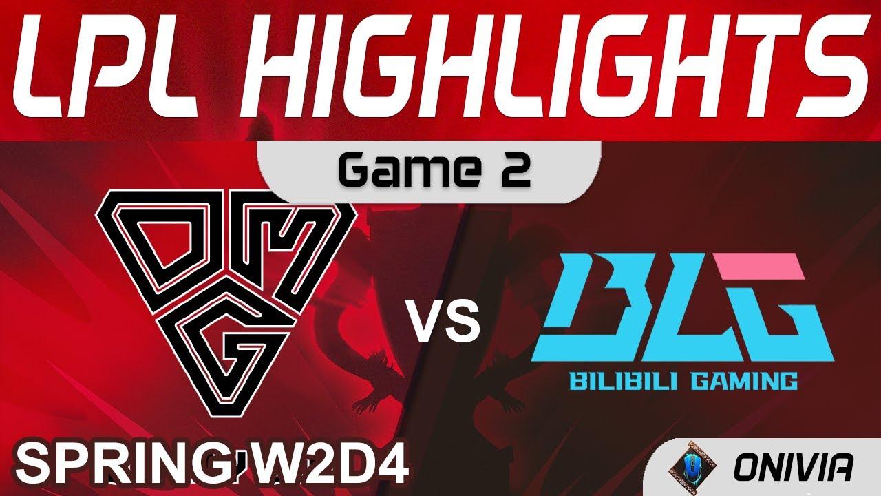 OMG vs BLG Highlights Game 2 LPL Spring Season 2022 W2D4 Oh My God vs Bilibili Gaming by Onivia thumbnail