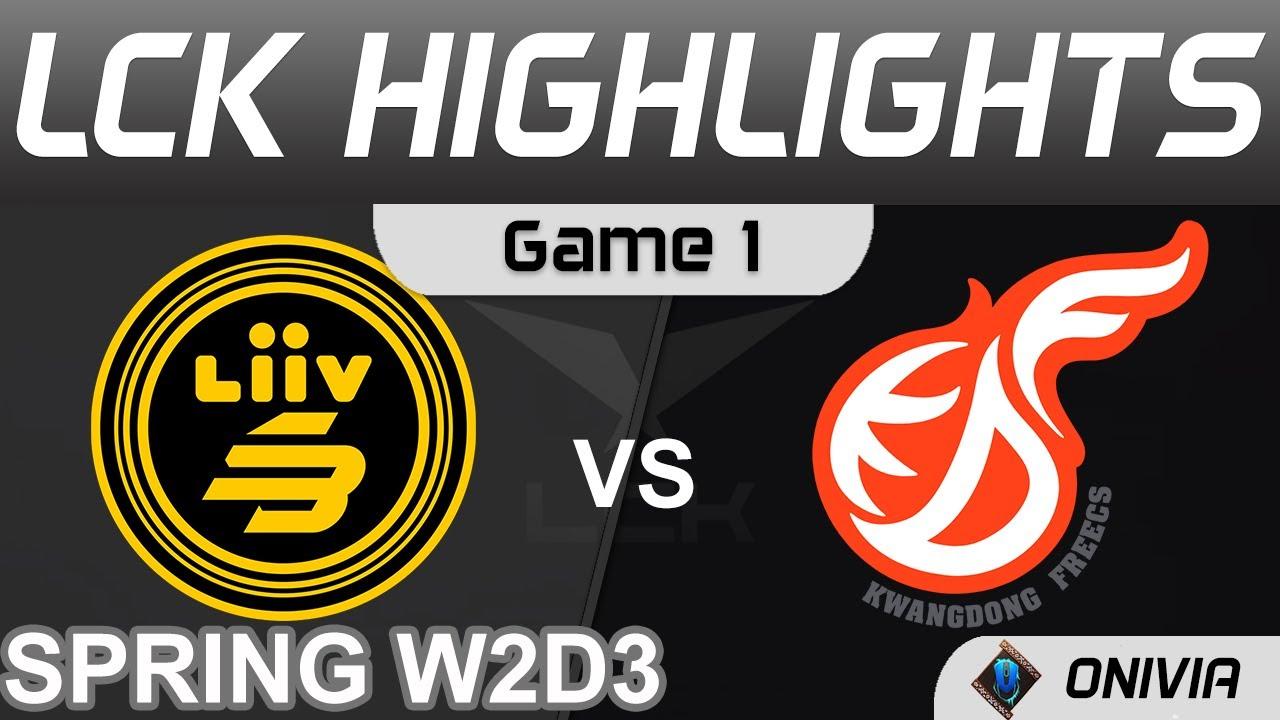 LSB vs KDF Highlights Game 1 LCK Spring Season 2022 W2D3 Liiv SANDBOX vs Kwangdong Freecs by Onivia thumbnail