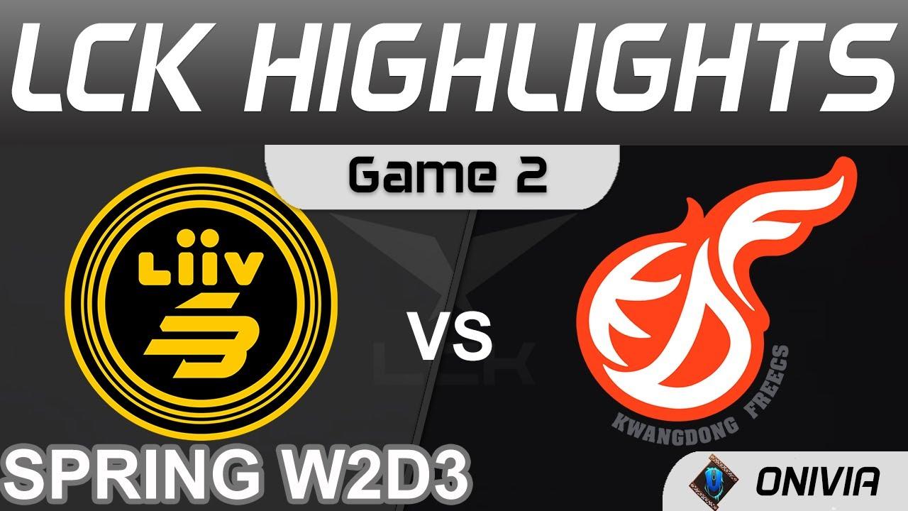 LSB vs KDF Highlights Game 2 LCK Spring Season 2022 W2D3 Liiv SANDBOX vs Kwangdong Freecs by Onivia thumbnail