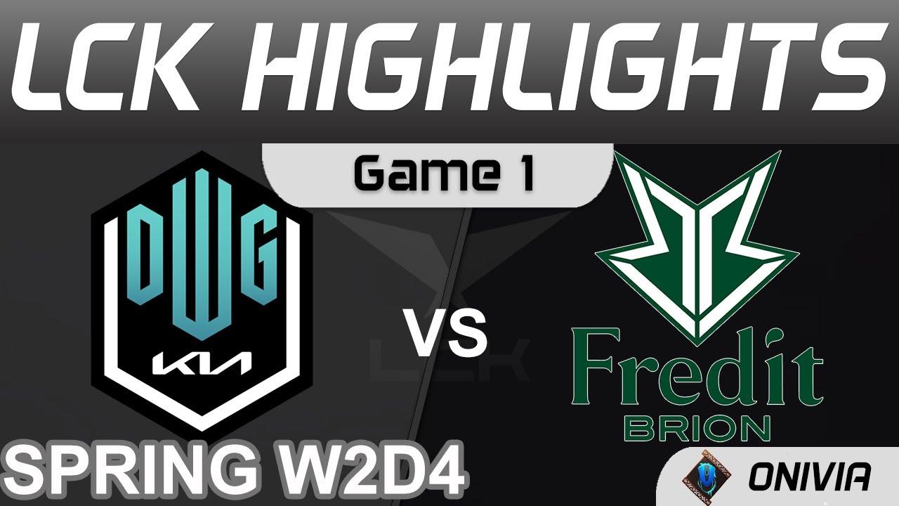 DK vs BRO Highlights Game 1 LCK Spring Season 2022 W2D4 DWG KIA vs Fredit BRION by Onivia thumbnail