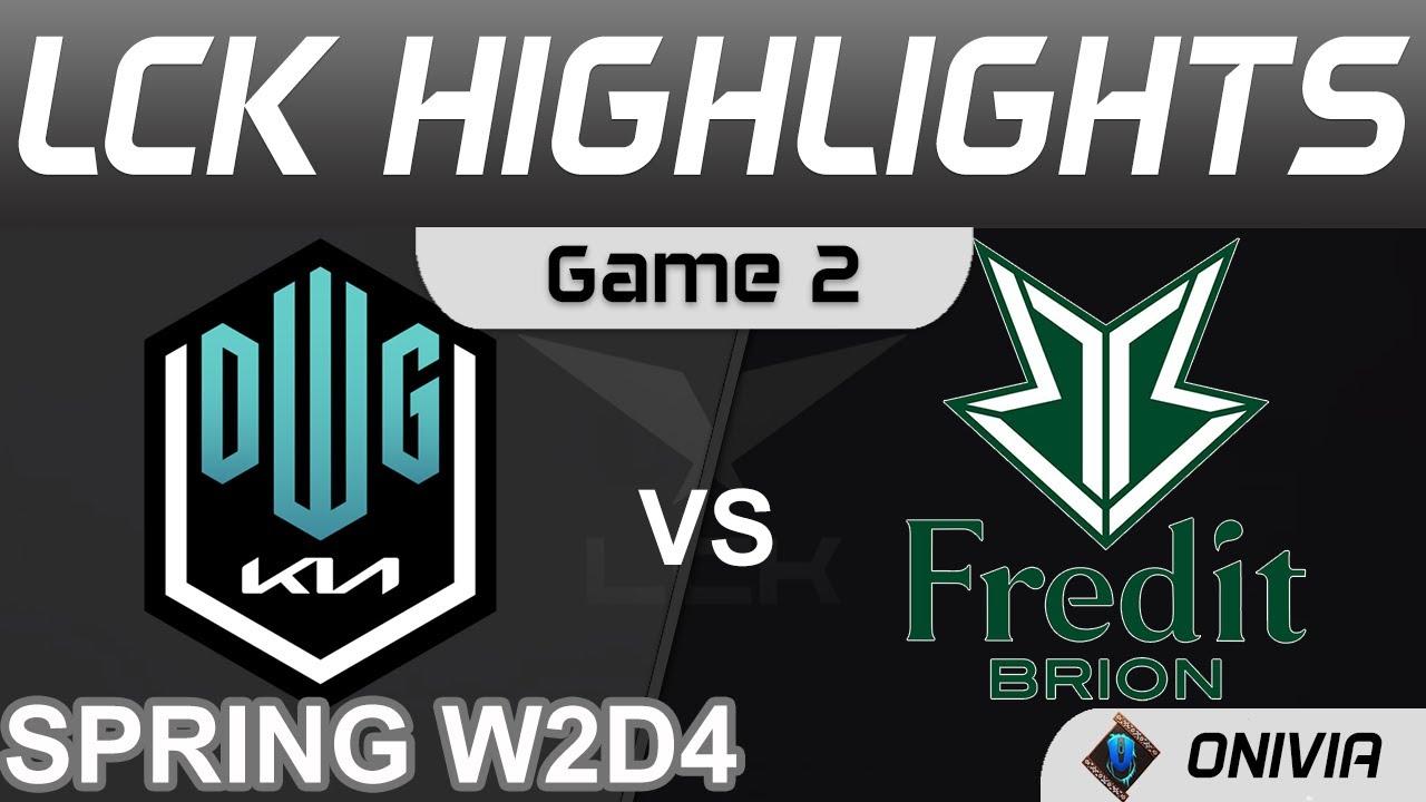 DK vs BRO Highlights Game 2 LCK Spring Season 2022 W2D4 DWG KIA vs Fredit BRION by Onivia thumbnail