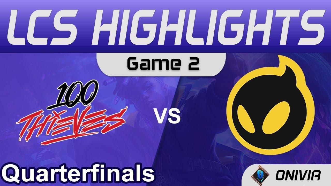 100 vs DIG Highlights Game 2 LCS Lock In Quarterfinals 2022 100 Thieves vs Dignitas by Onivia thumbnail