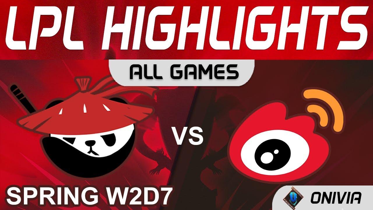 AL vs WBG Highlights ALL GAMES LPL Spring Season 2022 W2D7 Anyone's Legend vs Weibo Gaming by Onivia thumbnail