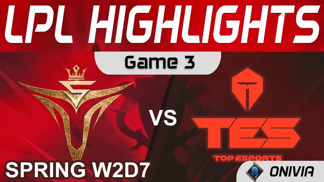 V5 vs TES Highlights Game 3 LPL Spring Season 2022 W2D7 Victory Five vs Top Esports by Onivia thumbnail