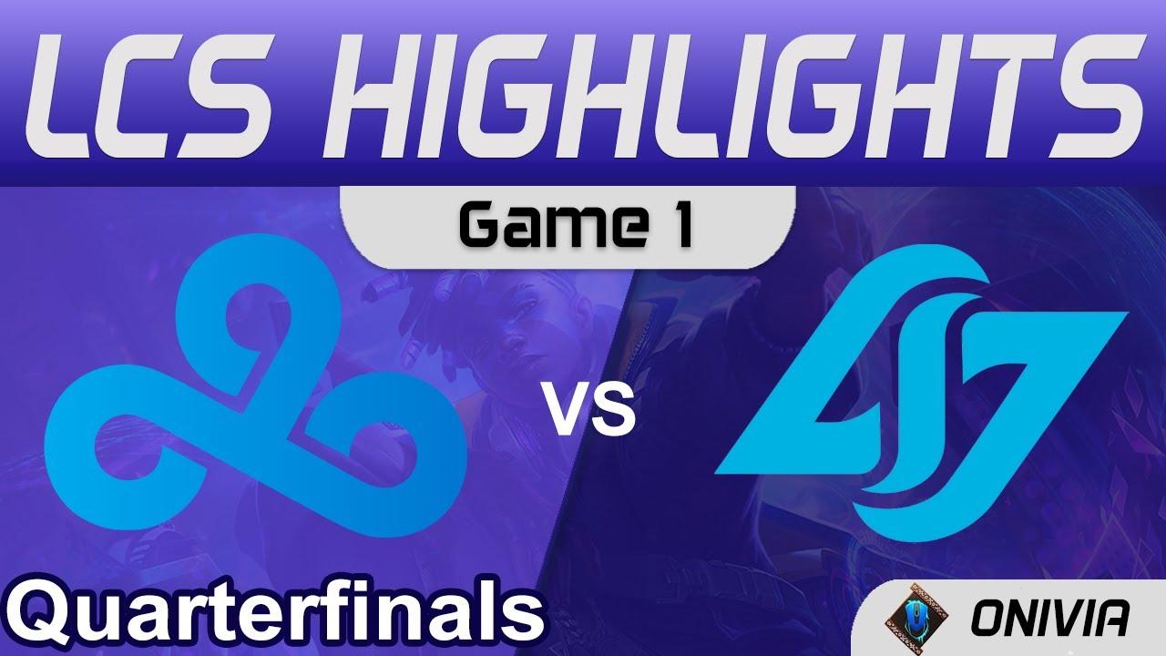 C9 vs CLG Highlights Game 1 LCS Lock In Quarterfinals 2022 Cloud9 vs Counter Logic Gaming by Onivia thumbnail