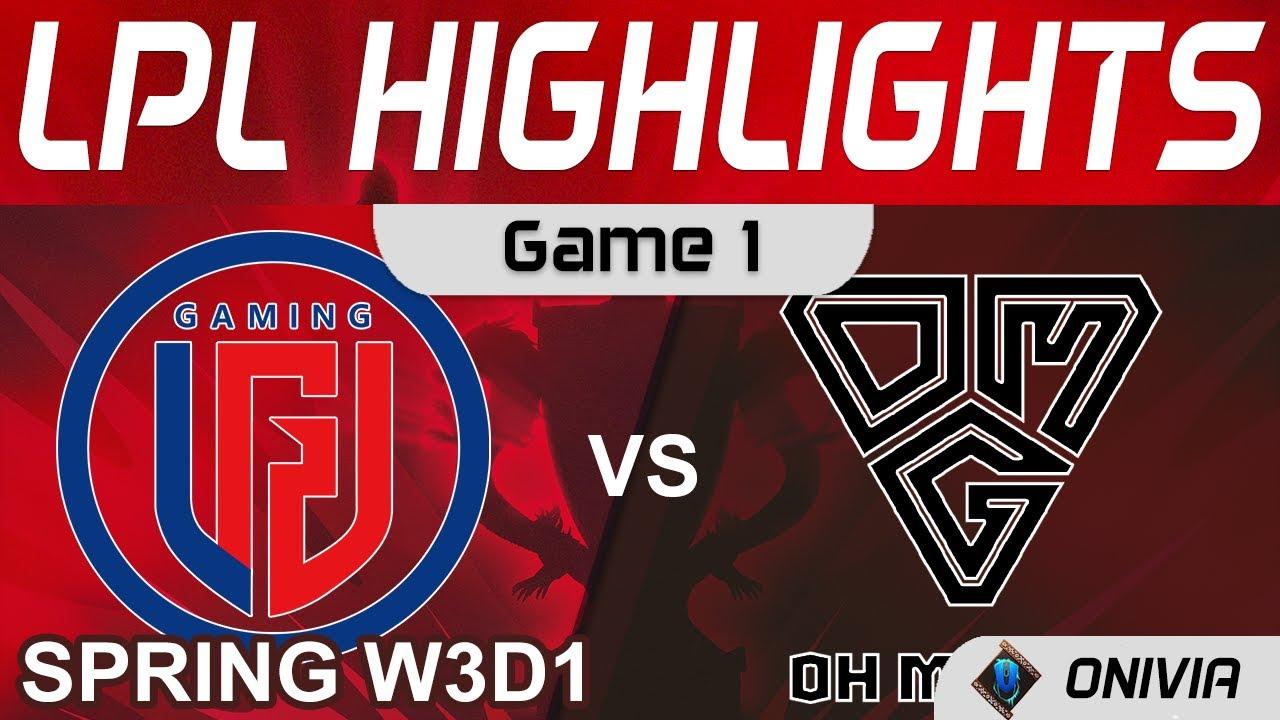 LGD vs OMG Highlights Game 1 LPL Spring Season 2022 W3D1 LGD Gaming vs Oh My God by Onivia thumbnail