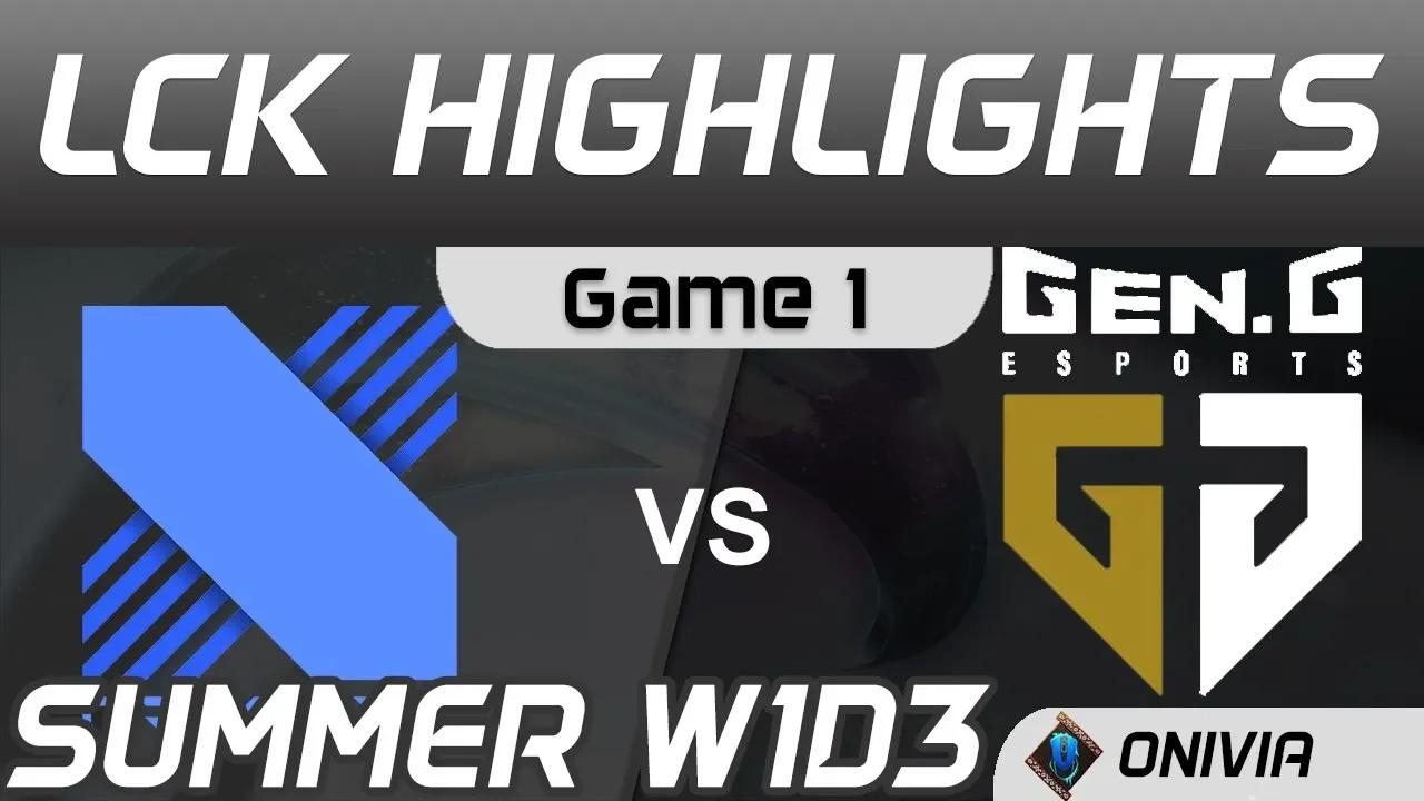 DRX vs GEN Highlights Game 1 LCK Summer Season 2020 W1D3 DRX vs Gen G by Onivia thumbnail