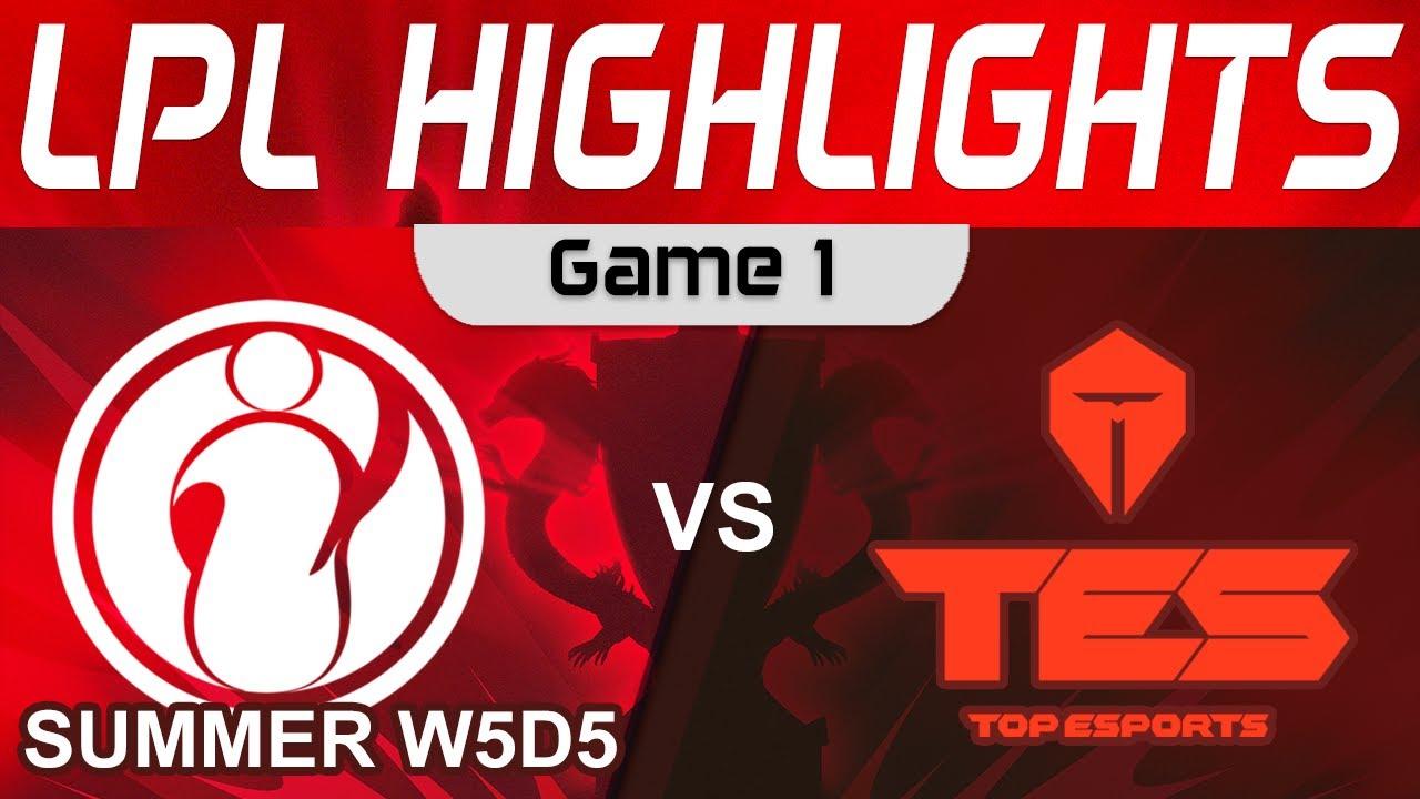 IG vs TES Highlights Game 1 LPL Summer Season 2023 W5D5 Invictus Gaming vs Top Esports by Onivia thumbnail