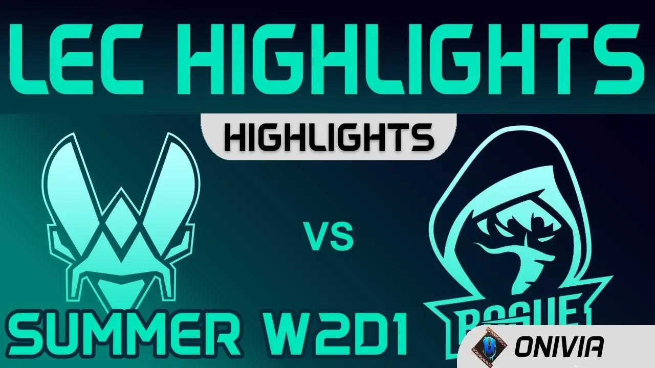 VIT vs RGE Highlights Summer W2D1 LEC Summer 2020 Team Vitality vs Rogue by Onivia thumbnail