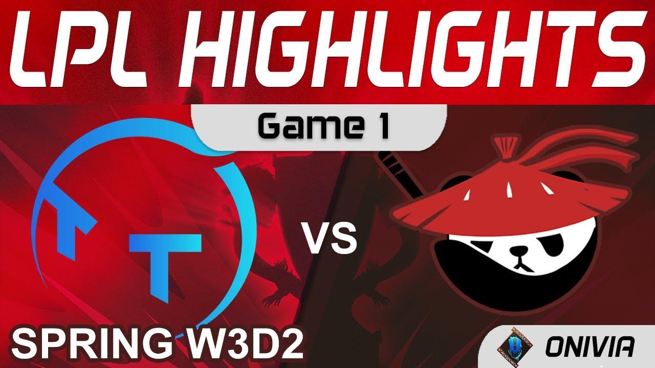 TT vs AL Highlights Game 1 LPL Spring Season 2022 W3D2 ThunderTalk Gaming vs Anyone's Legend by Oniv thumbnail