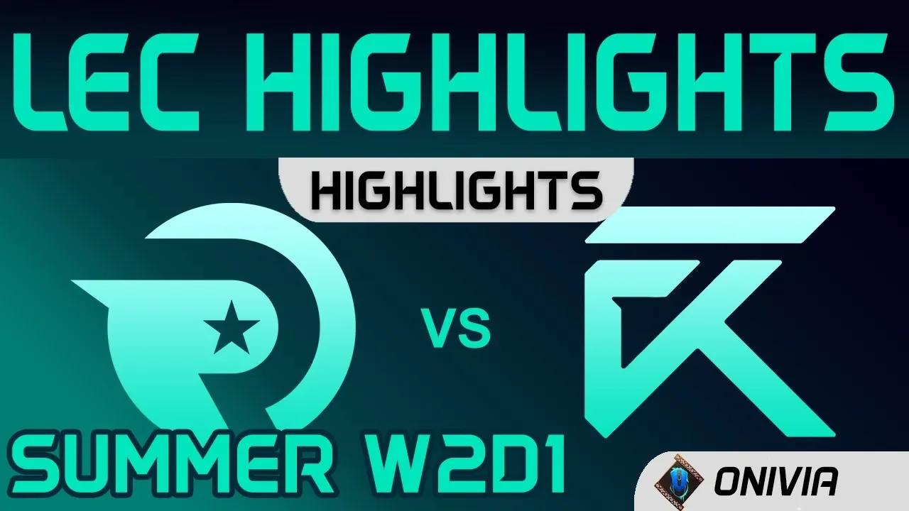 OG vs XL Highlights Summer W2D1 LEC Summer 2020 Origen vs Excel Esports by Onivia thumbnail