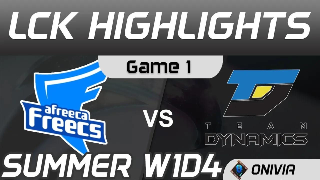 AF vs DYN Highlights Game 1 LCK Summer Season 2020 W1D4 Afreeca Freecs vs Team Dynamics by Onivi thumbnail