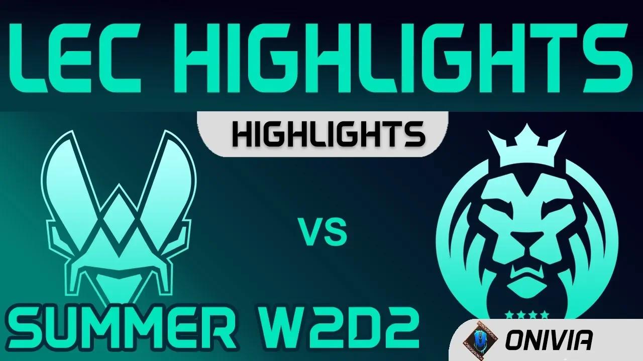 VIT vs MAD Highlights Summer W2D2 LEC Summer 2020 Team Vitality vs MAD Lions by Onivia thumbnail