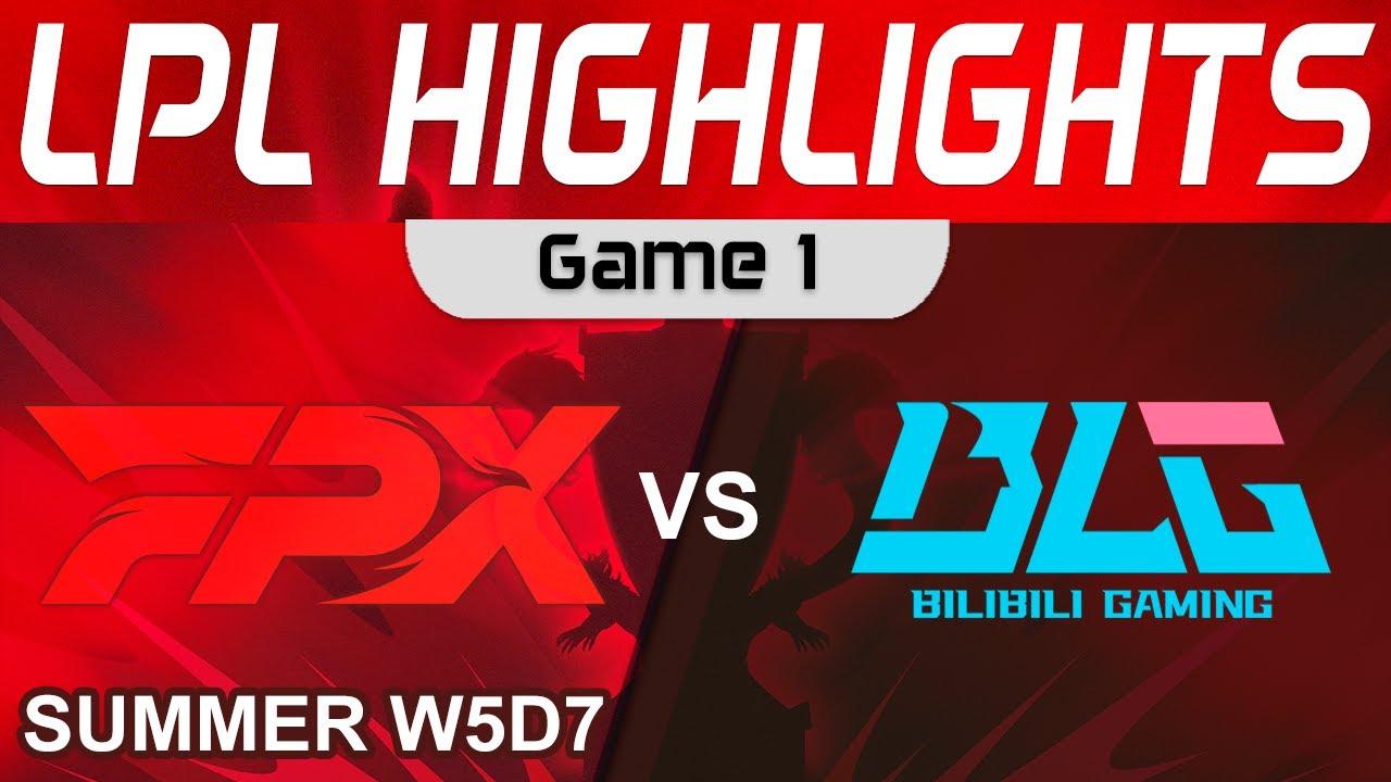 FPX vs BLG Highlights Game 1 LPL Summer Season 2023 W5D7 FunPlus Phoenix vs Bilibili Gaming thumbnail