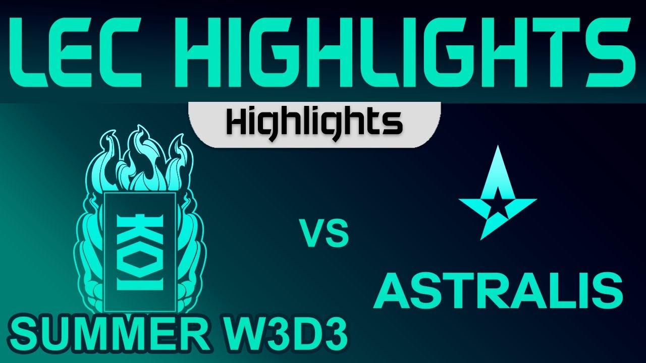 KOI vs AST Highlights LEC Summer Season 2023 W3D3 KOI vs Astralis by Onivia thumbnail