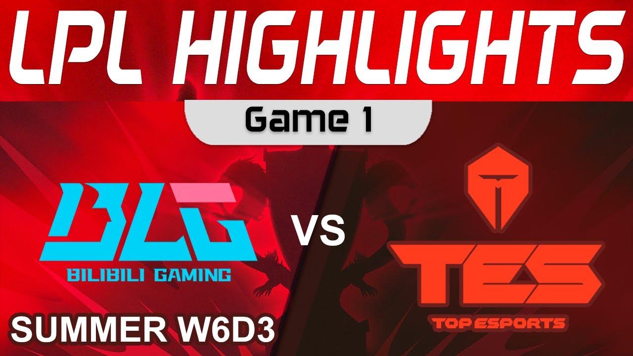 BLG vs TES Highlights Game 1 LPL Summer Season 2023 W6D3 Bilibili Gaming vs Top Esports by Onivia thumbnail