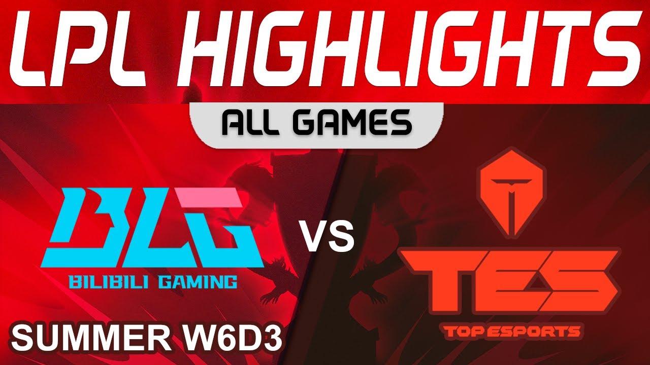 BLG vs TES Highlights ALL GAMES LPL Summer Season 2023 W6D3 Bilibili Gaming vs Top Esports by Onivia thumbnail