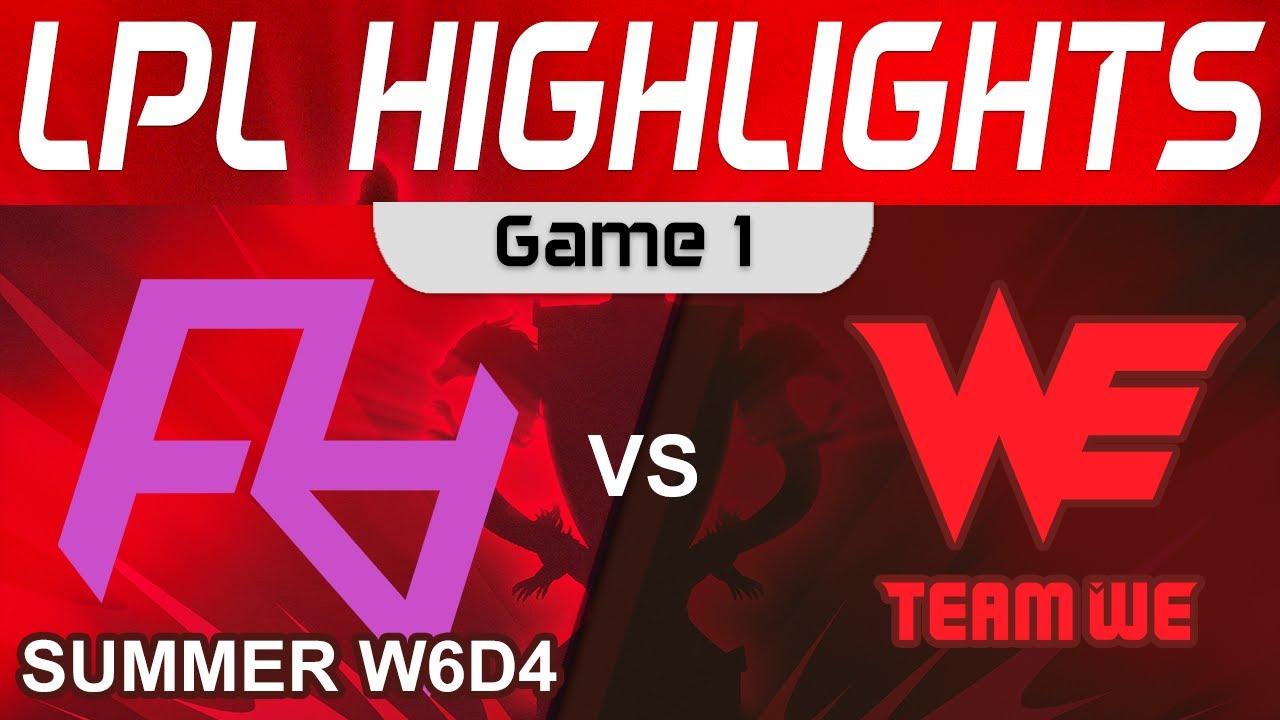 RA vs WE Highlights Game 1 LPL Summer Season 2023 W6D4 Rare Atom vs Team WE by Onivia thumbnail